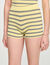 Short en maille à rayures