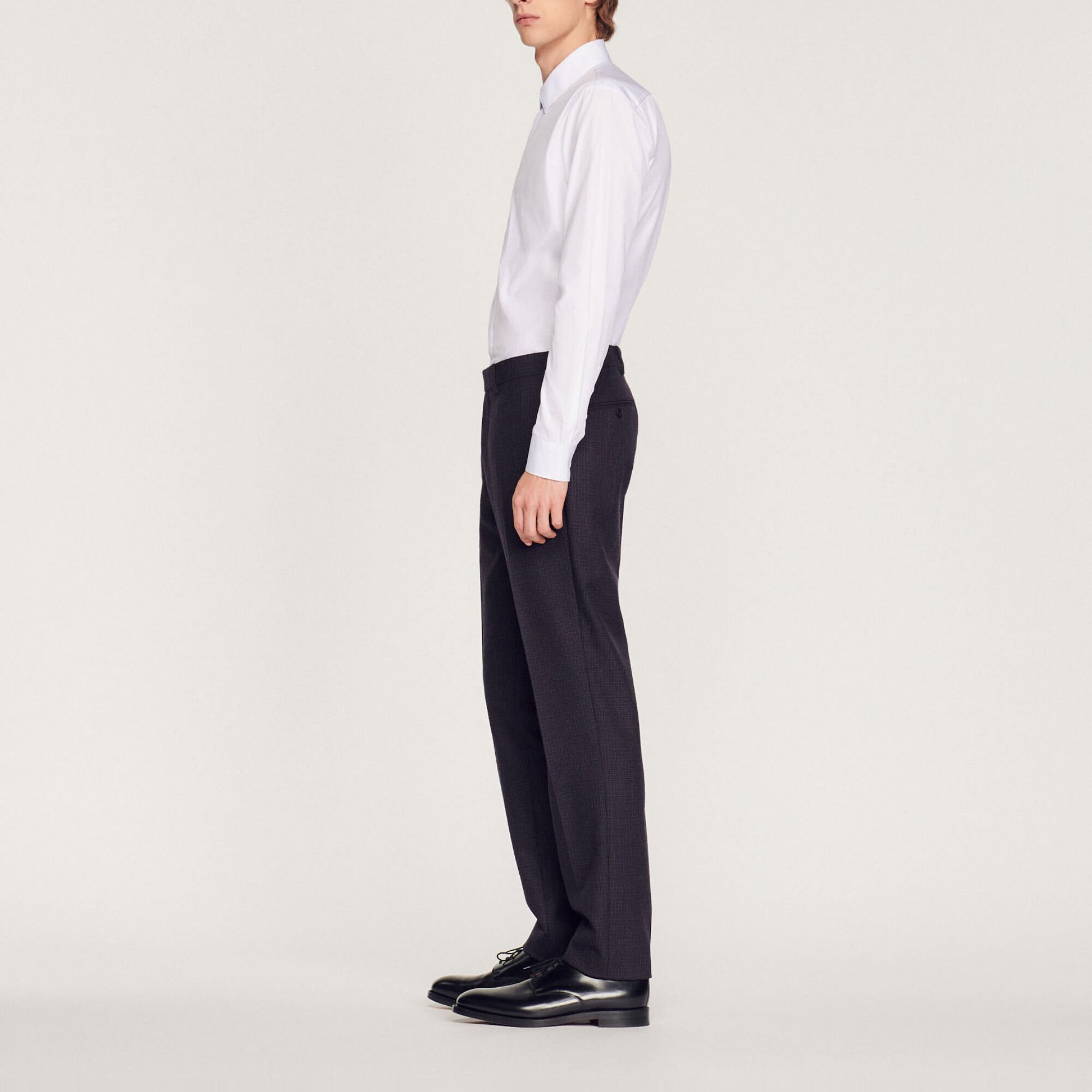 Pantalon de costume en laine vierge