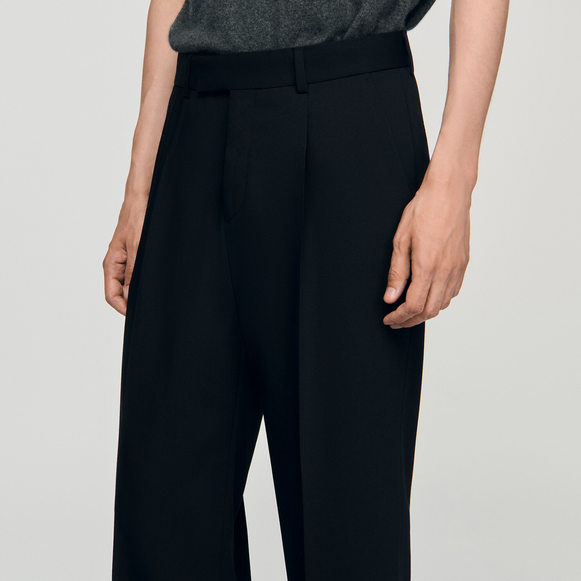 Pantalon  large à pli 