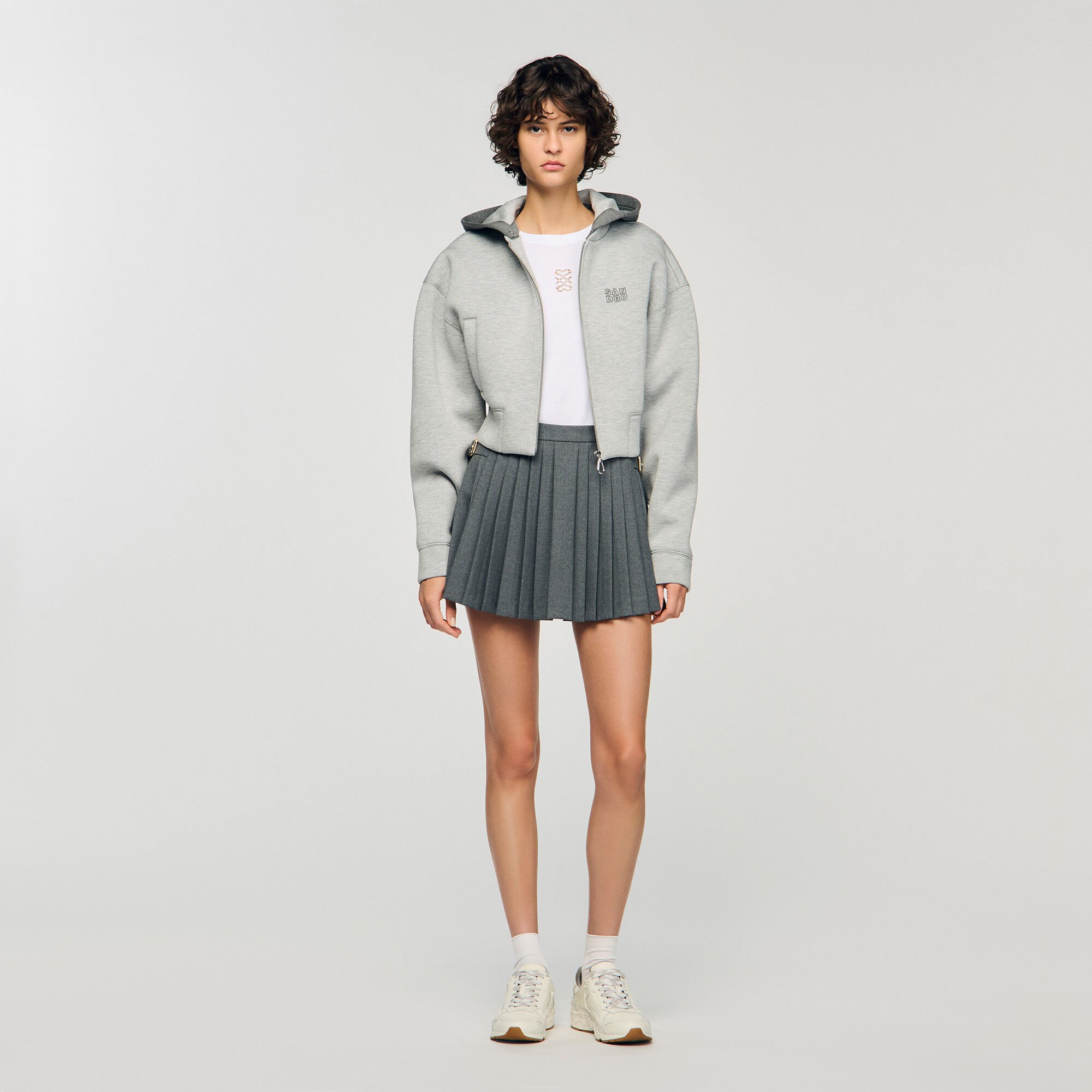 Sweatshirt à capuche amovible