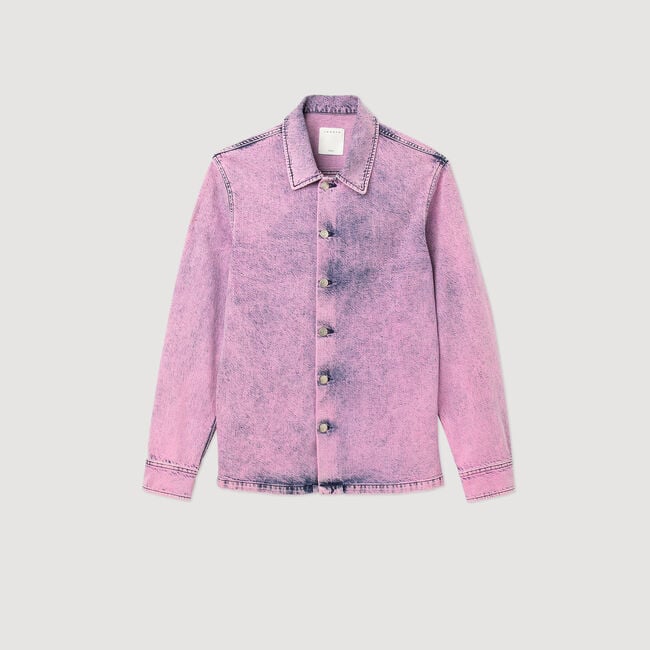 Blouson worker délavé
