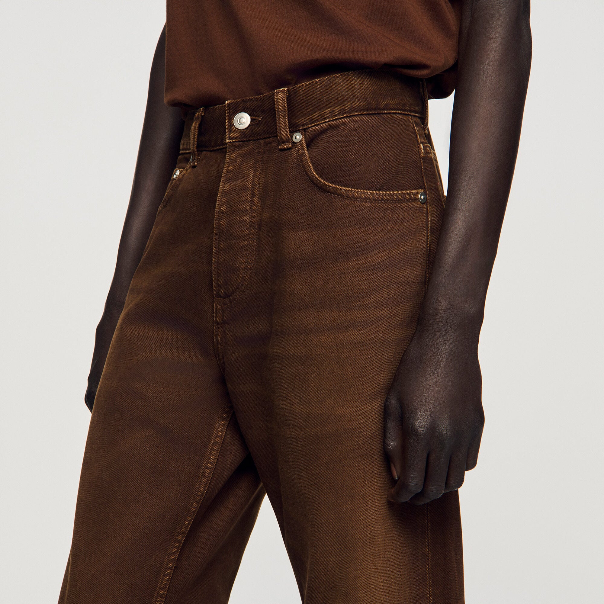 Jean regular effet d&eacute;lav&eacute;