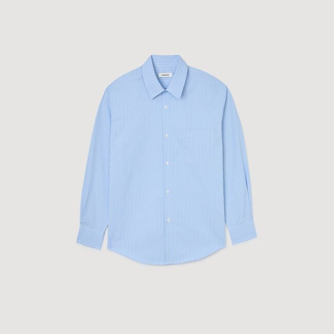 Chemise oversize à rayures