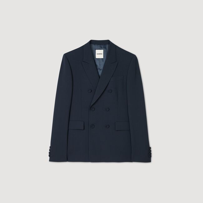 Veste de costume croisée