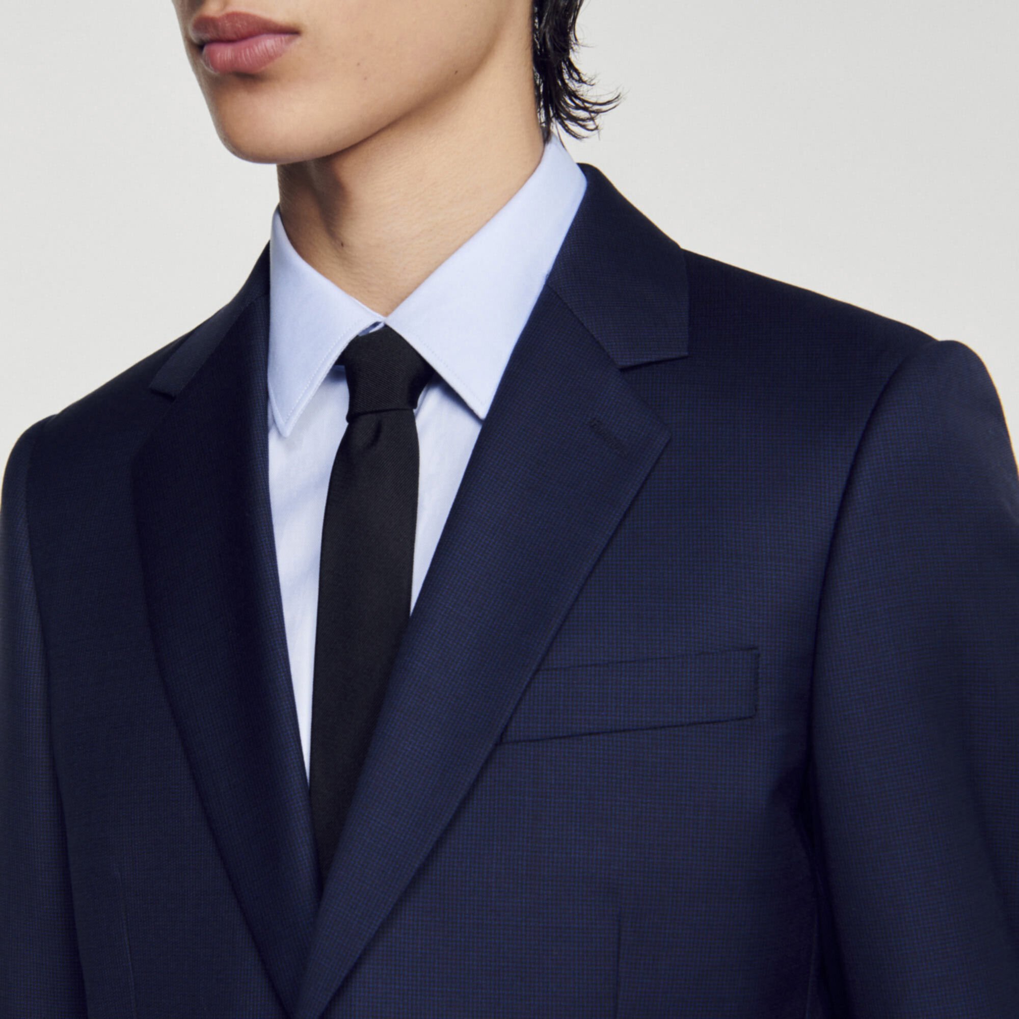 Veste de costume en laine vierge