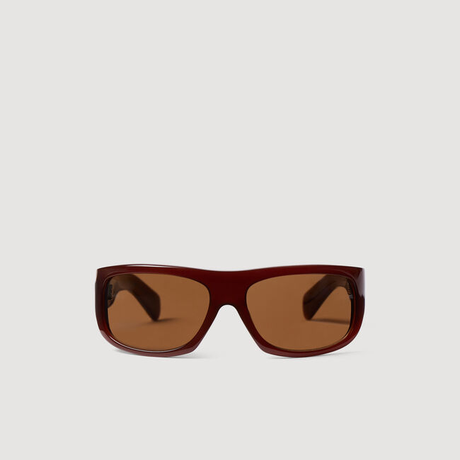 Lunettes de soleil &eacute;paisses en ac&eacute;tate