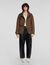 Manteau double face &agrave; col montant - Femme | Sandro Paris