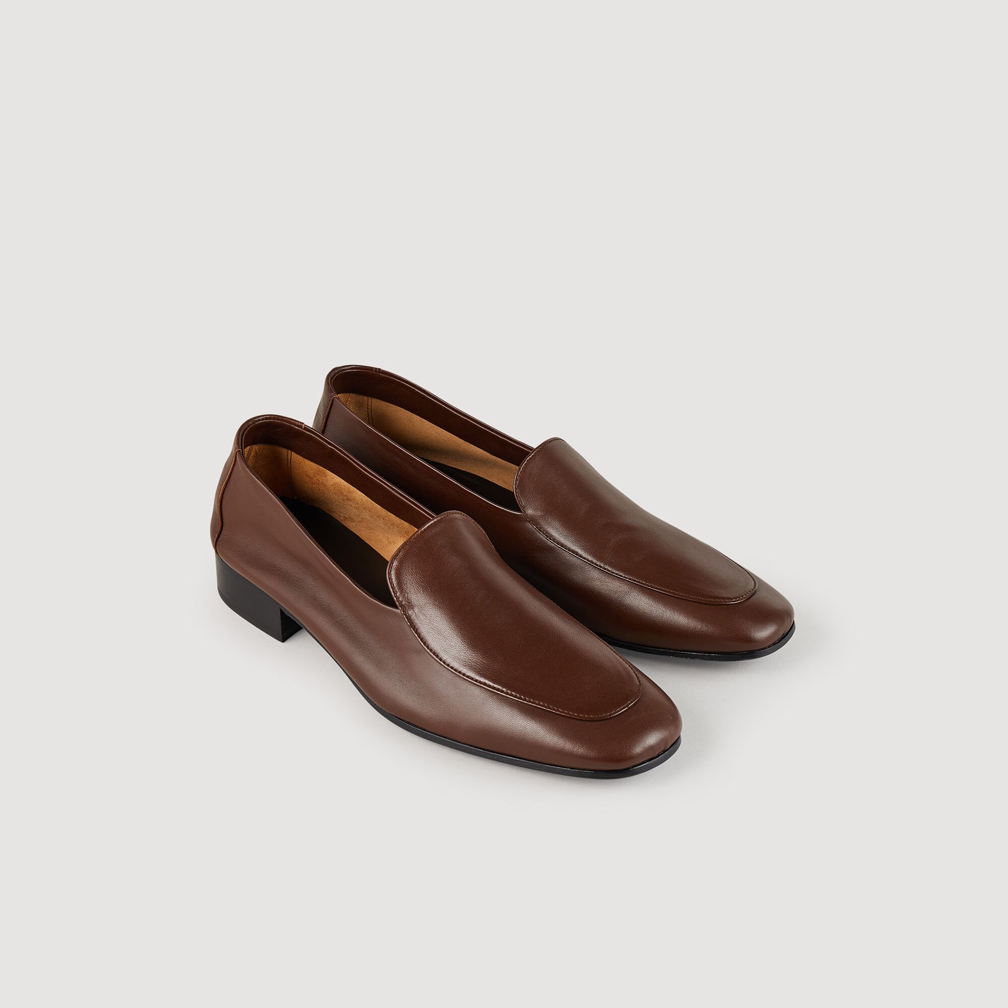 Mocassins en cuir
