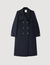 Manteau long croisé