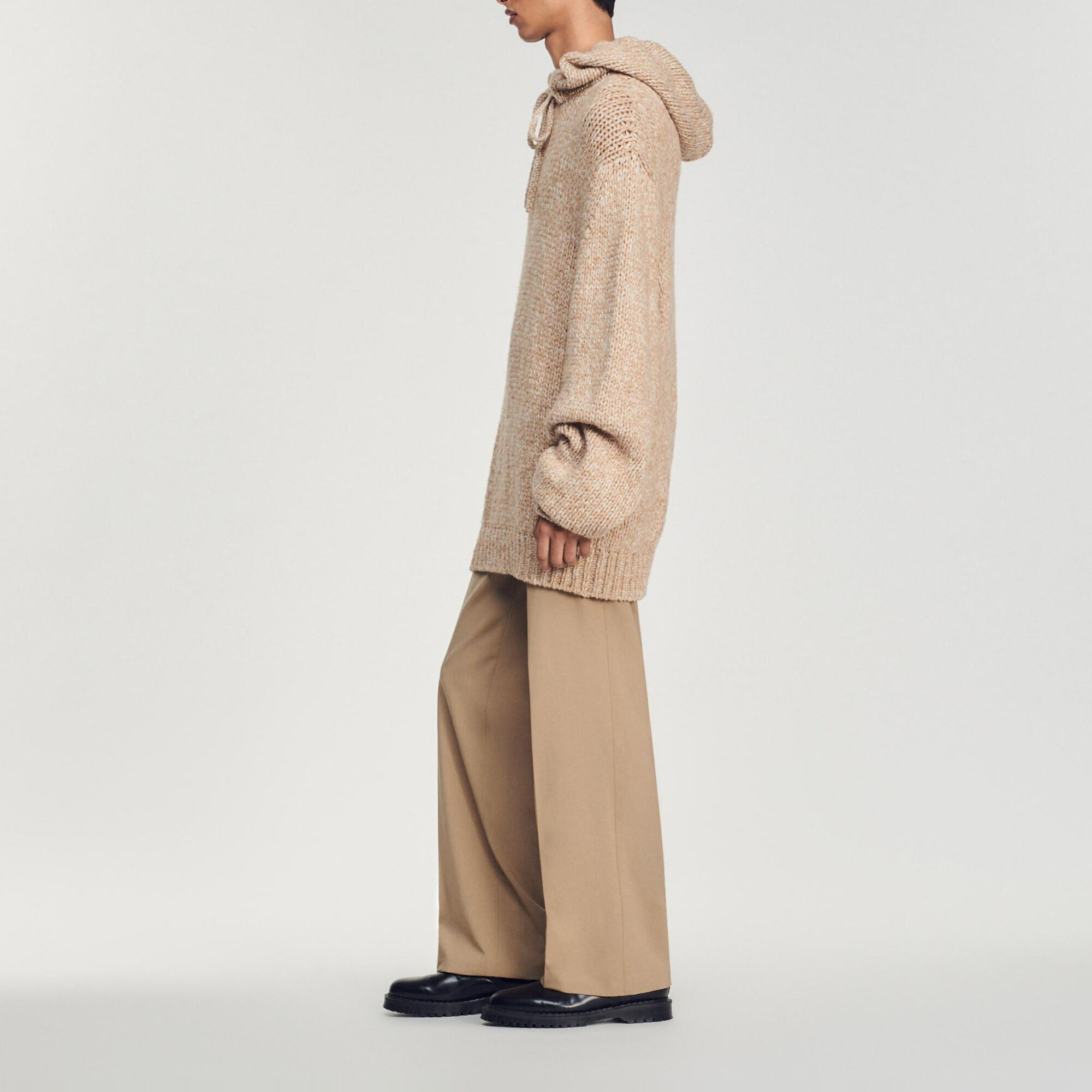 Hoodie oversize en maille