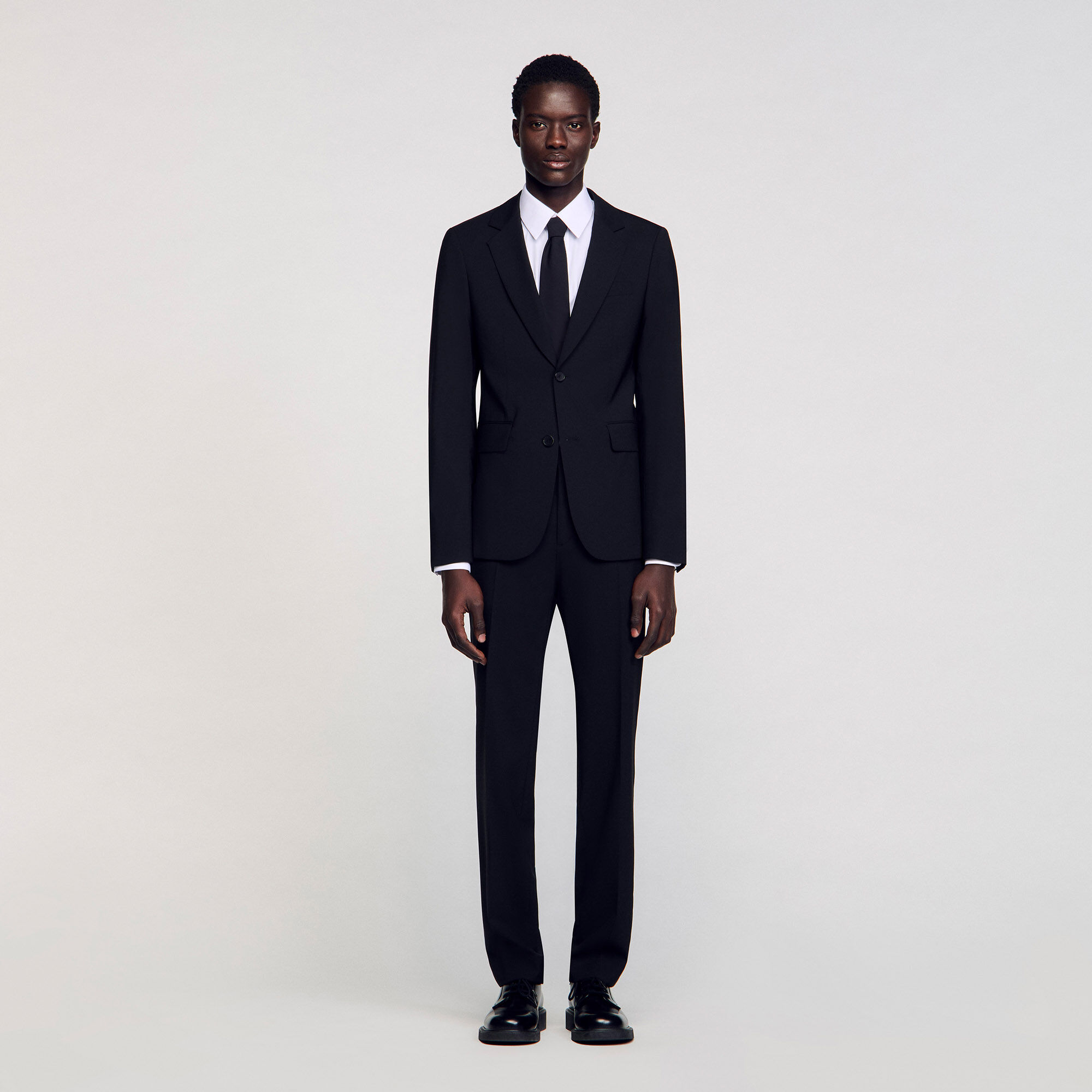 Veste de costume en laine vierge