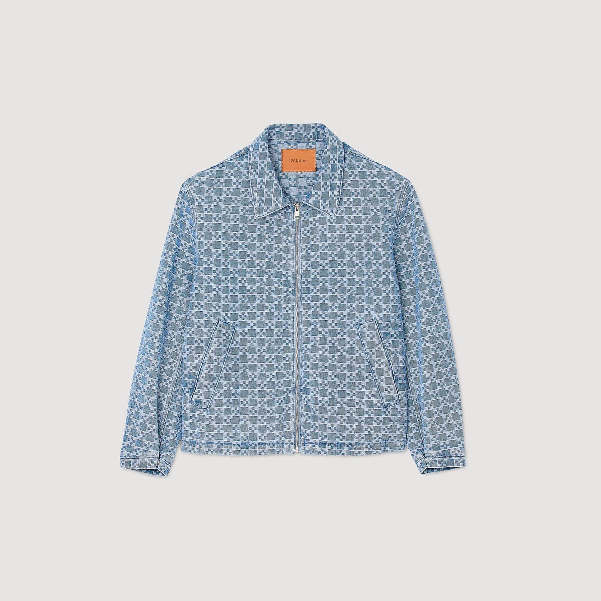 Veste en jean square cross
