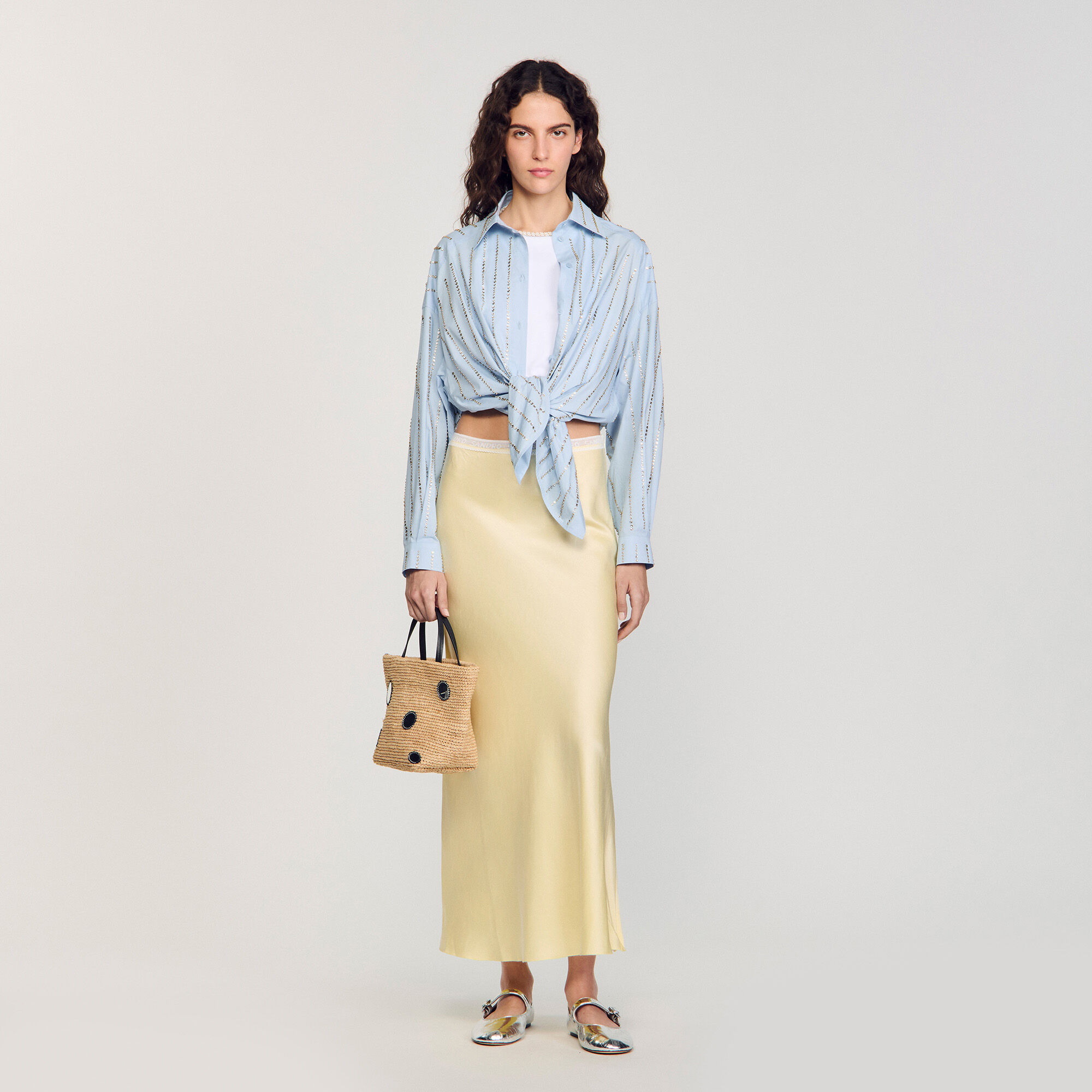 Chemise strassée
