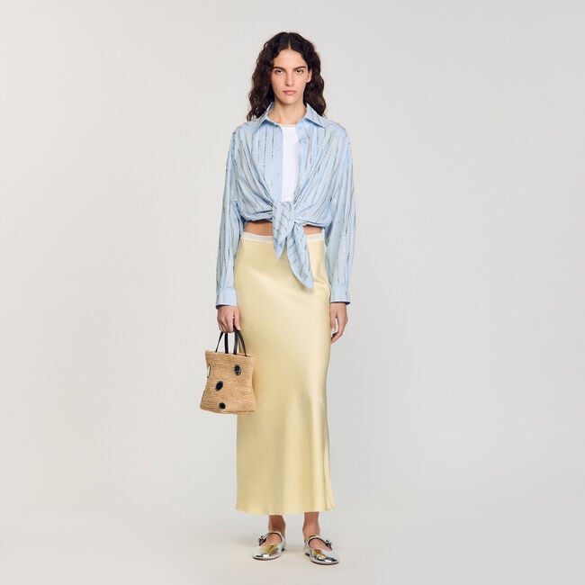 Chemise strassée