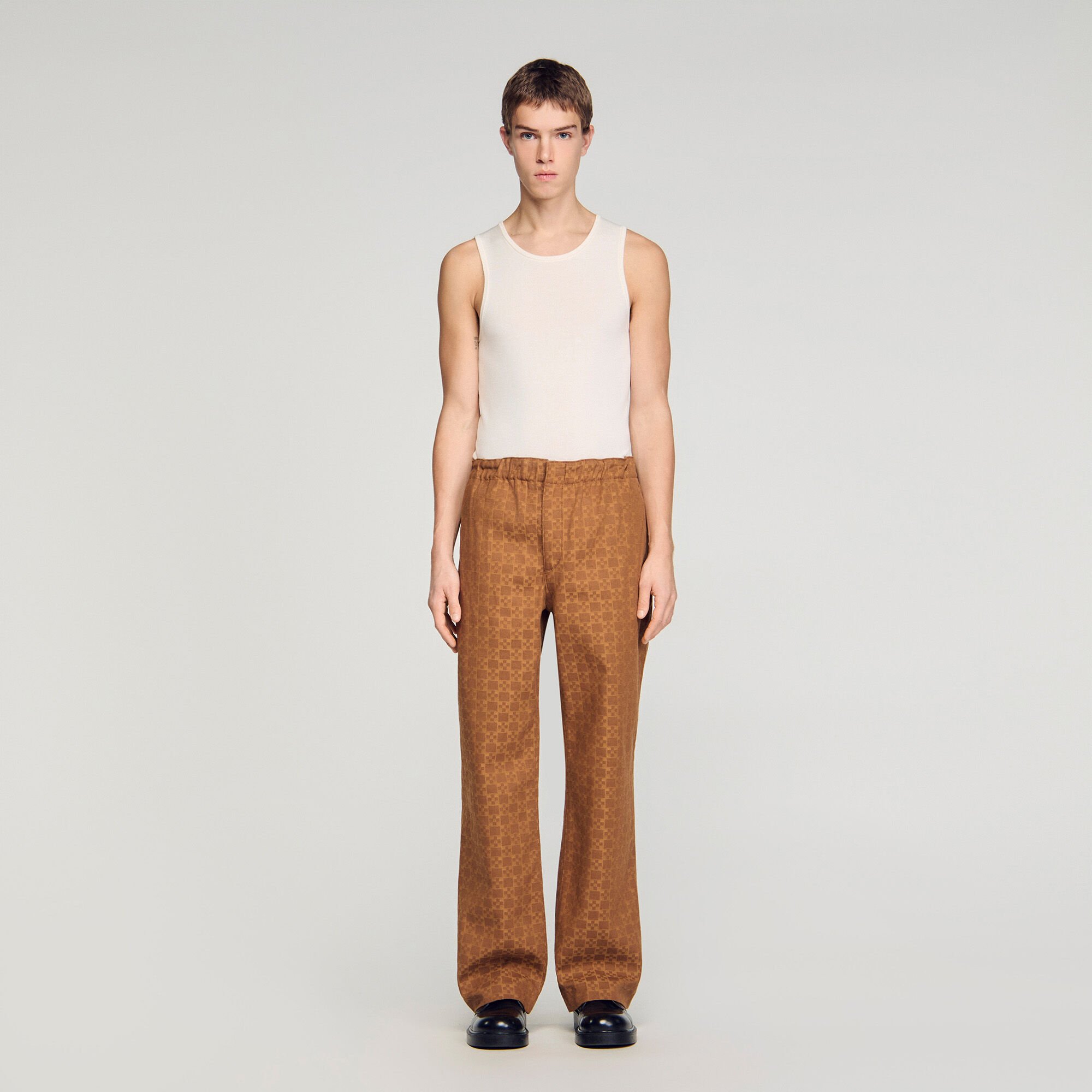 Jean large jacquard Square Cross