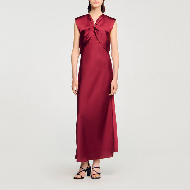 Robe D'été Femme Sans Bretelles - Midi, Trapèze, Ceinture Réglable - Pour Mariage, Fête, Cocktail Ou Quotidien - Imprimé Floral