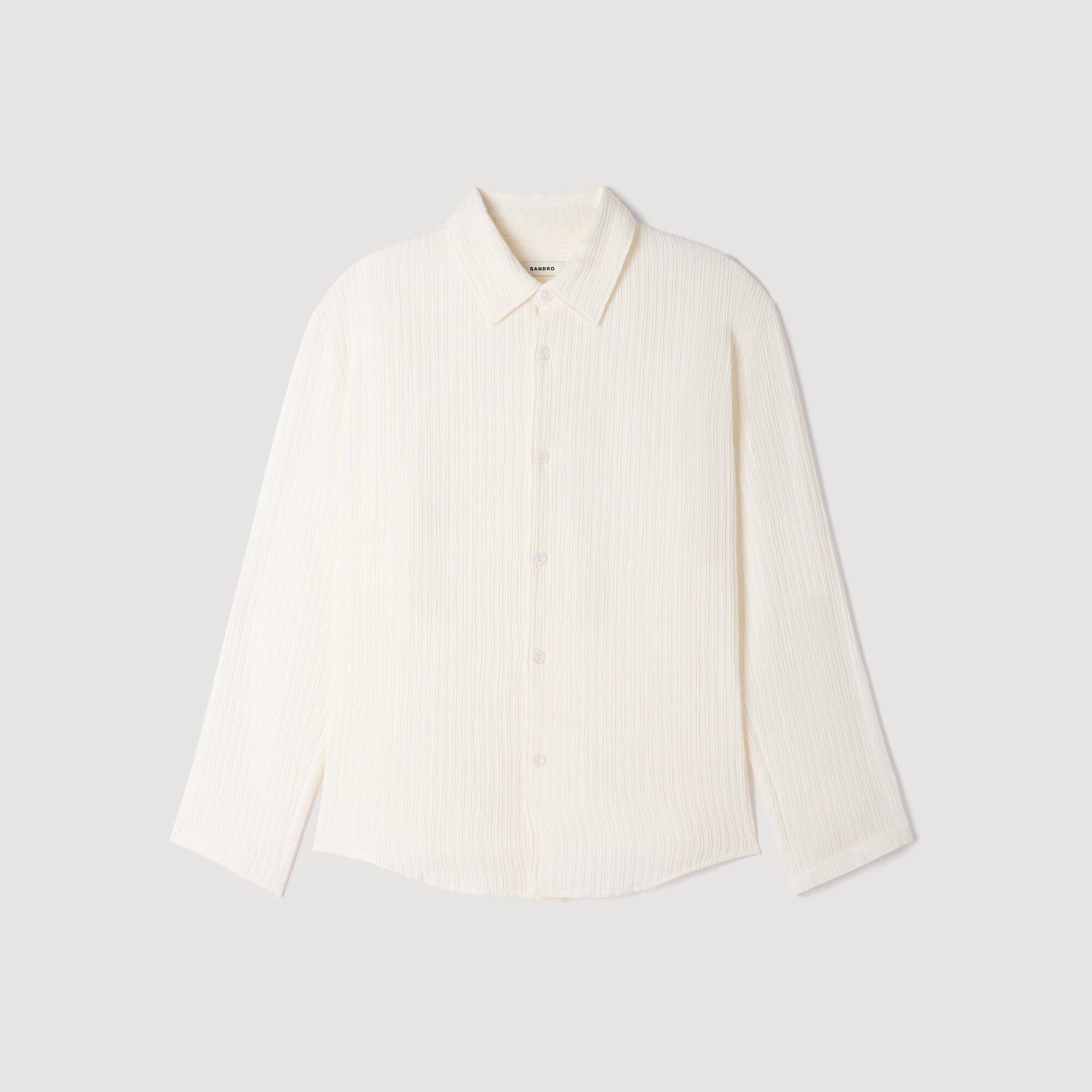 Chemise fluide effet pliss&eacute;
