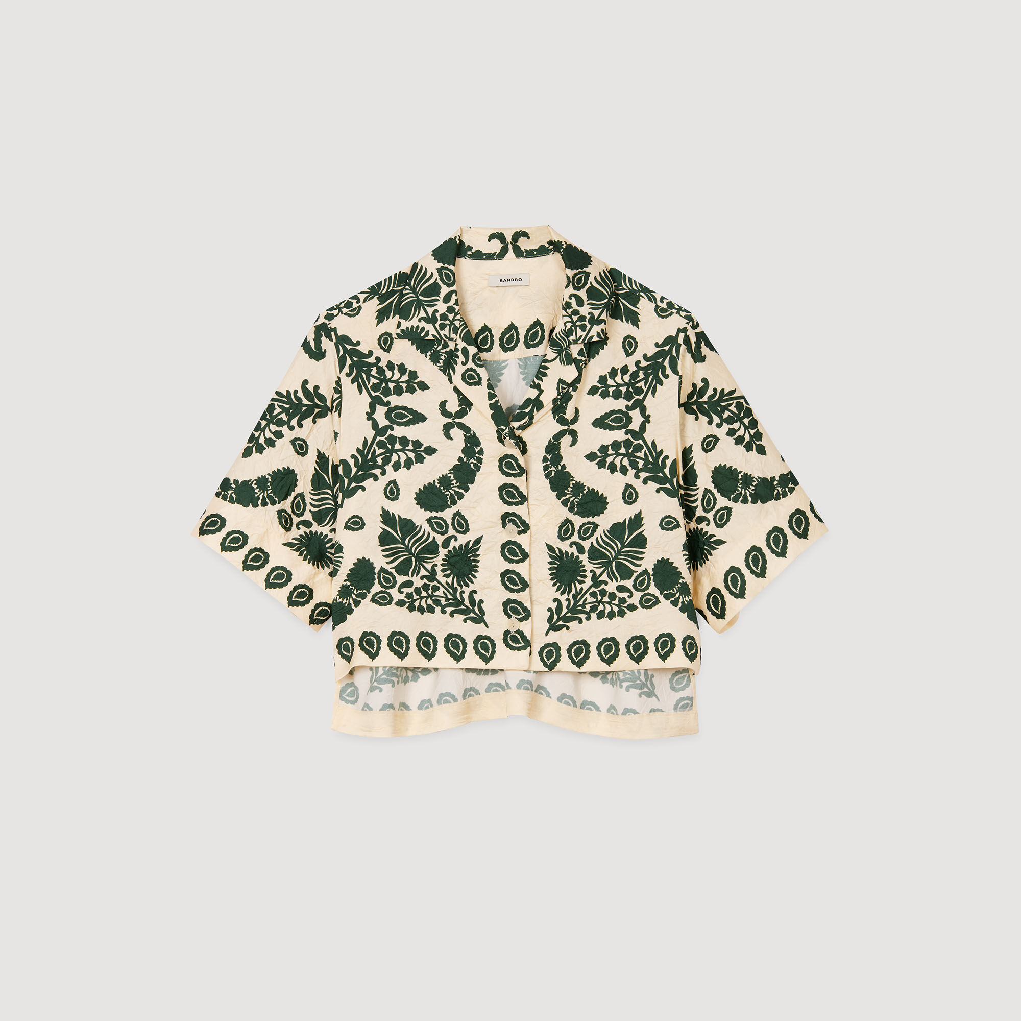 Chemise à imprimé fleuri
