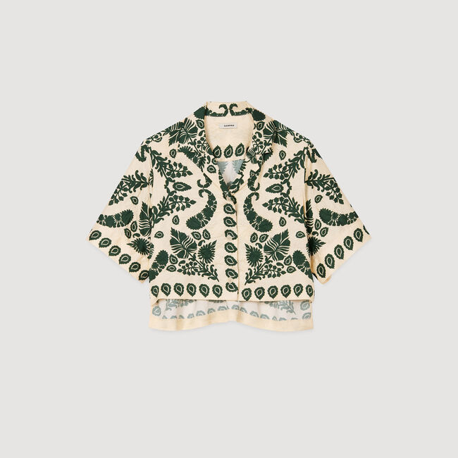 Chemise à imprimé fleuri