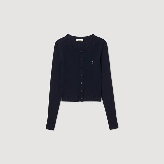 Cardigan en maille fine