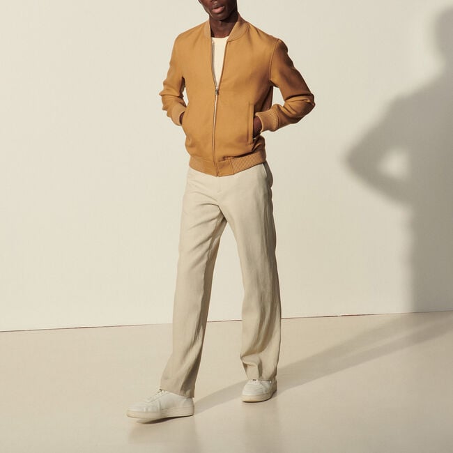Blouson zippé esprit bombers