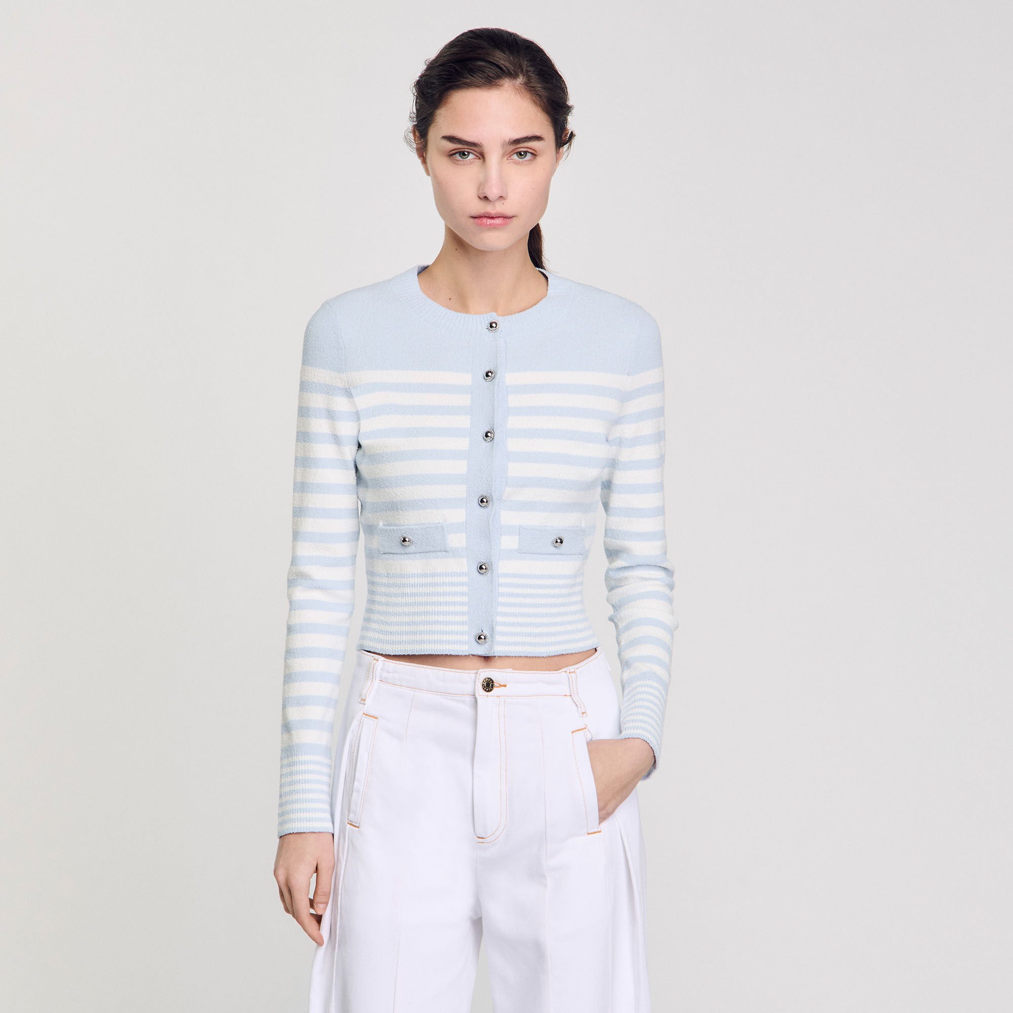 Cardigan à rayures