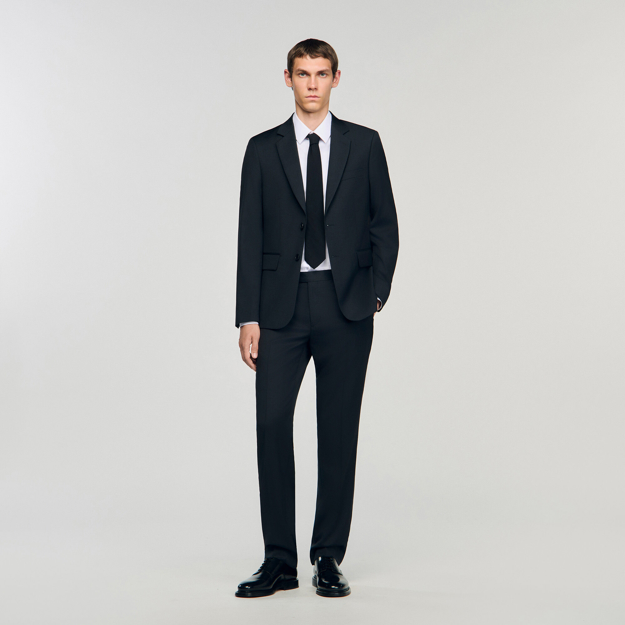 Veste de costume en laine vierge
