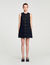 Robe courte en tweed