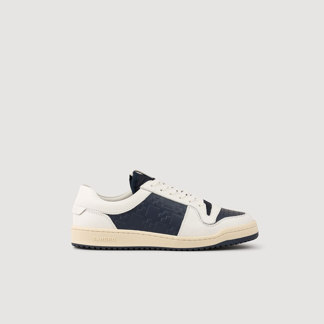 Sneakers basses en cuir