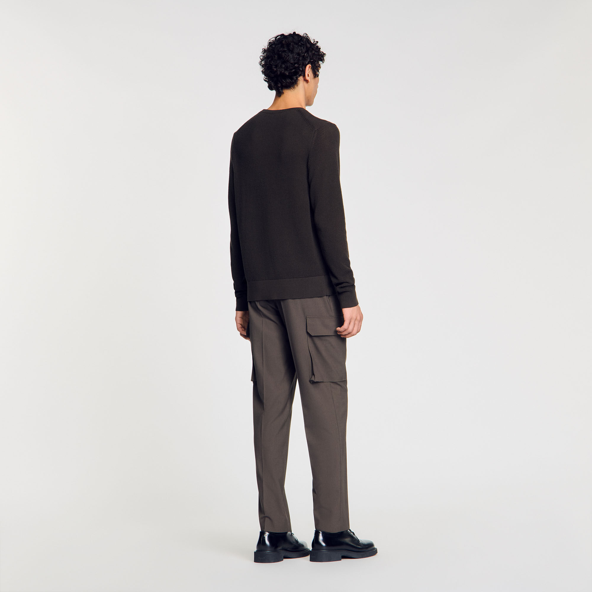 Pull en maille texturée