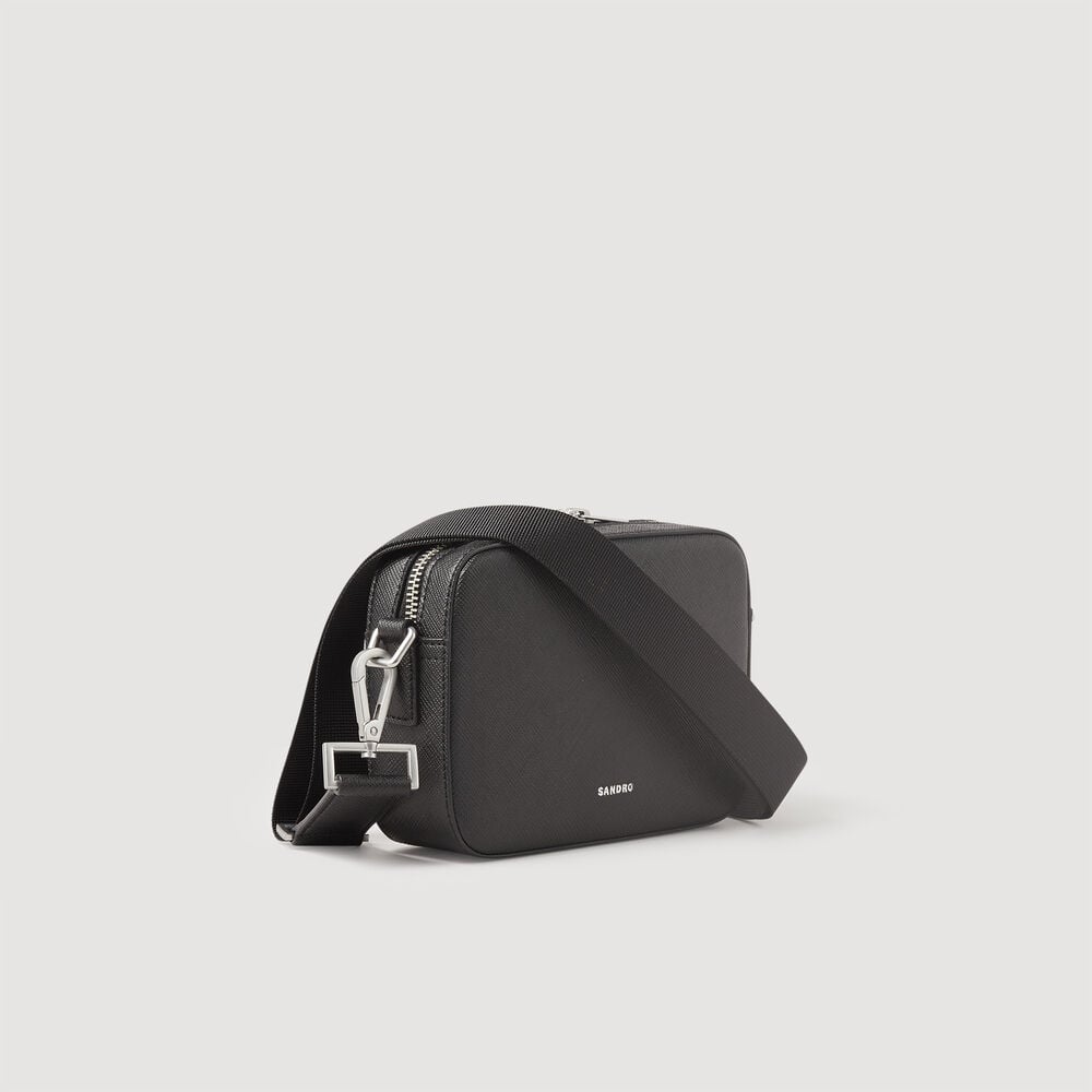 Sandro Petit sac en cuir reconstitué – Noir – vue 3