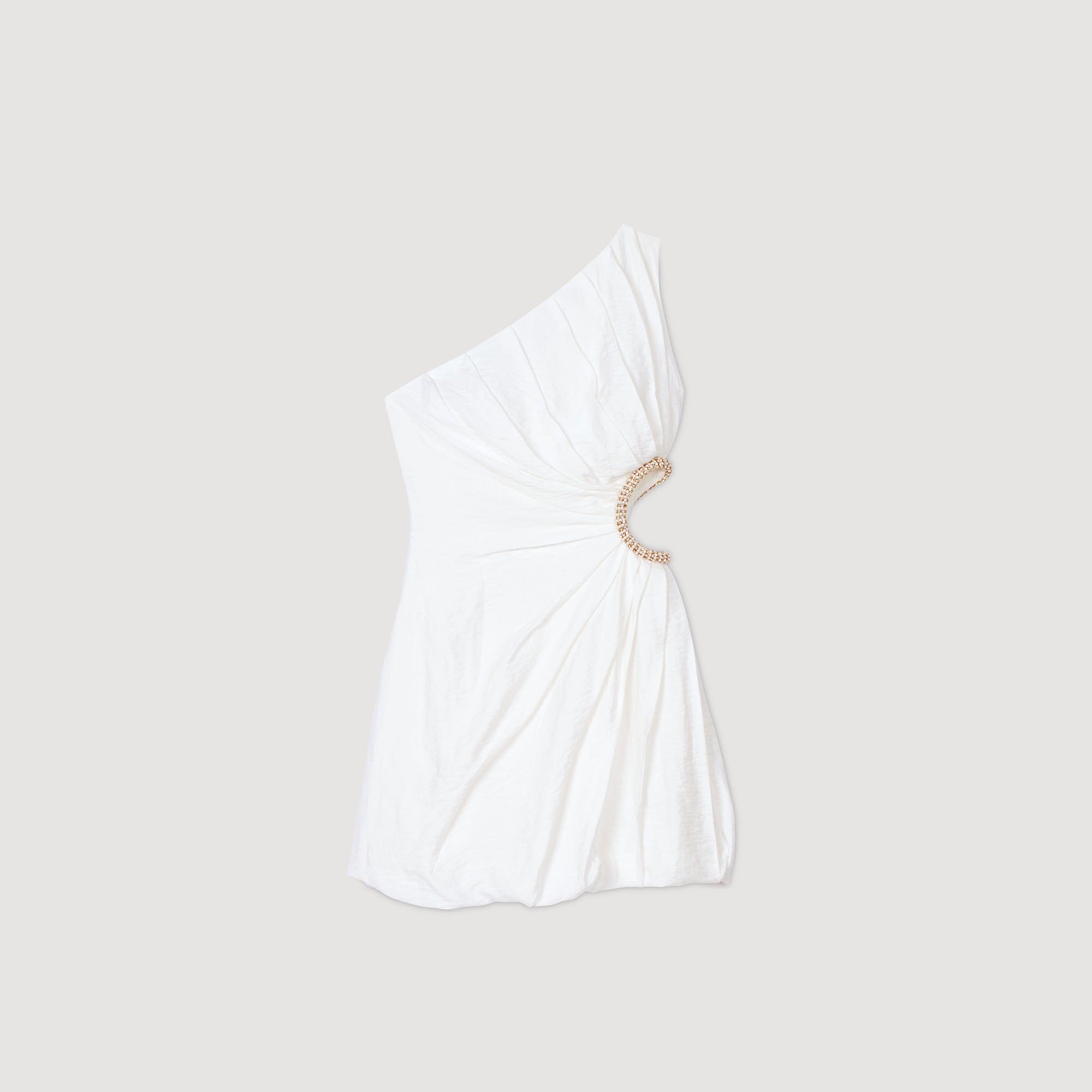 Robe courte asymétrique