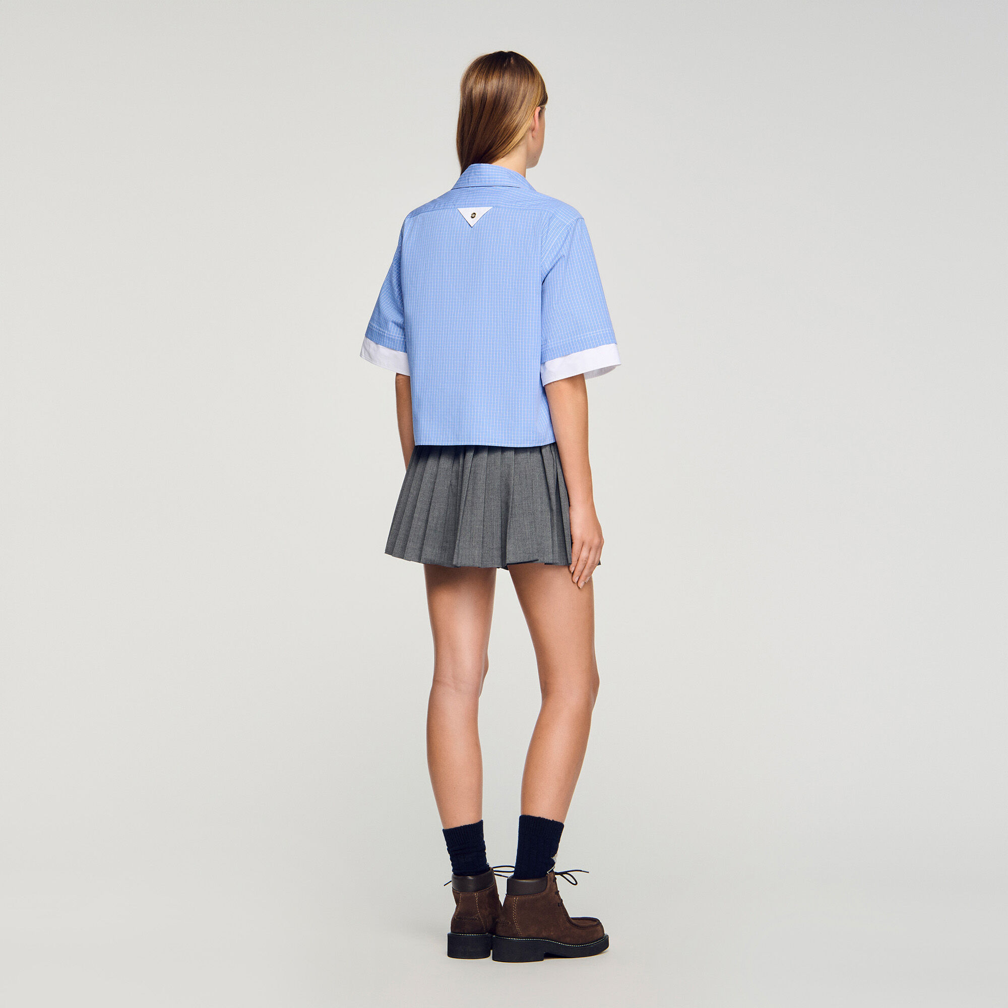 Chemise à carreaux oversize