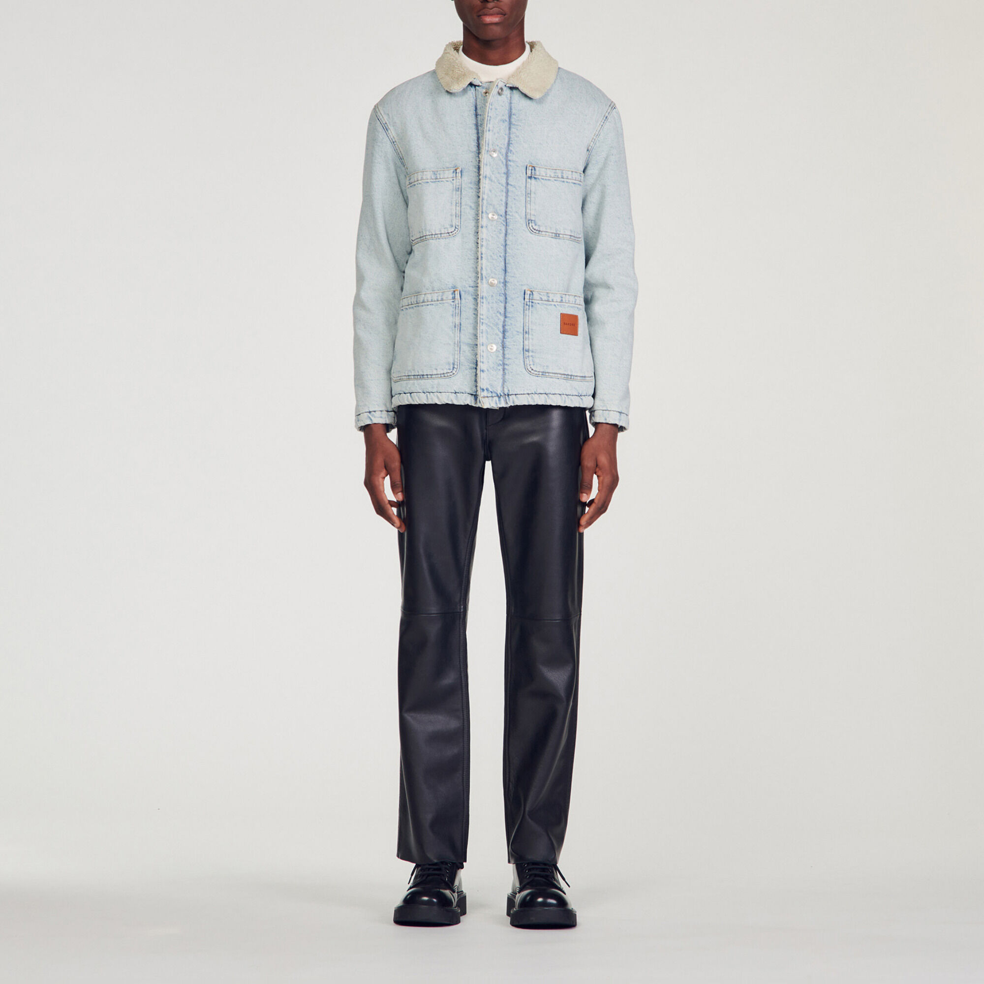 Blouson worker en denim