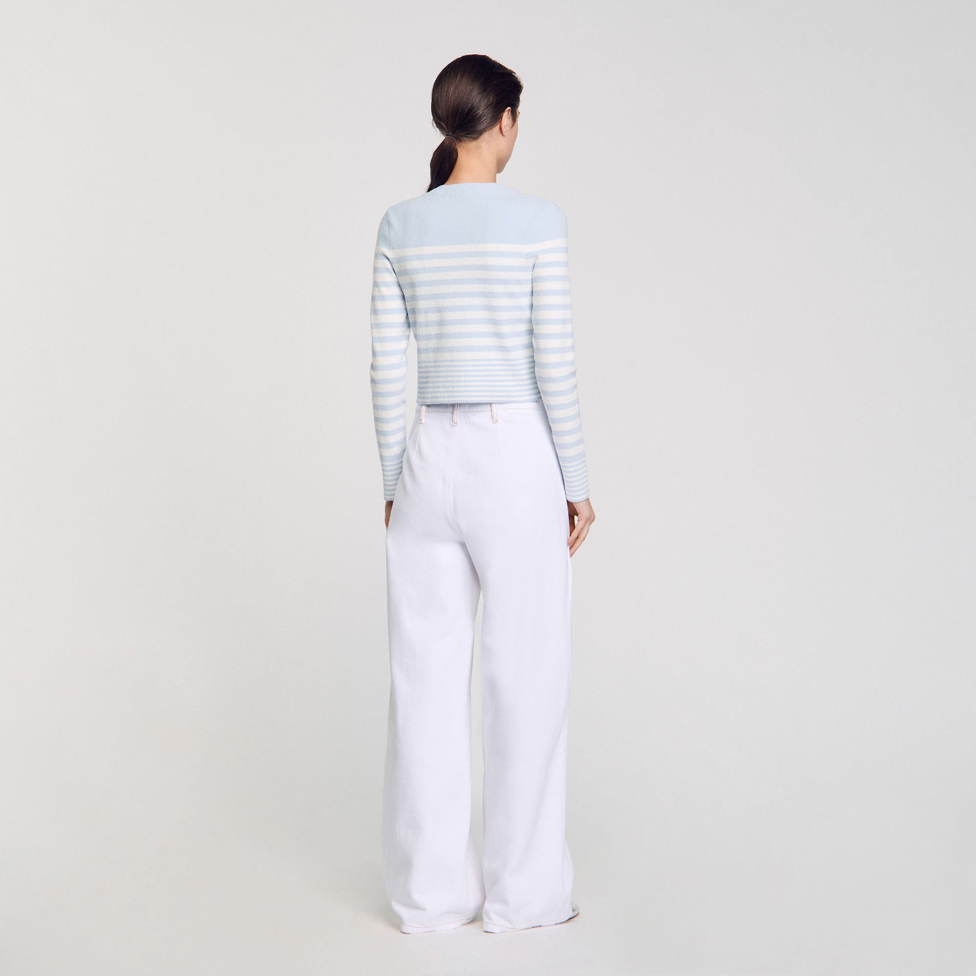 Cardigan à rayures