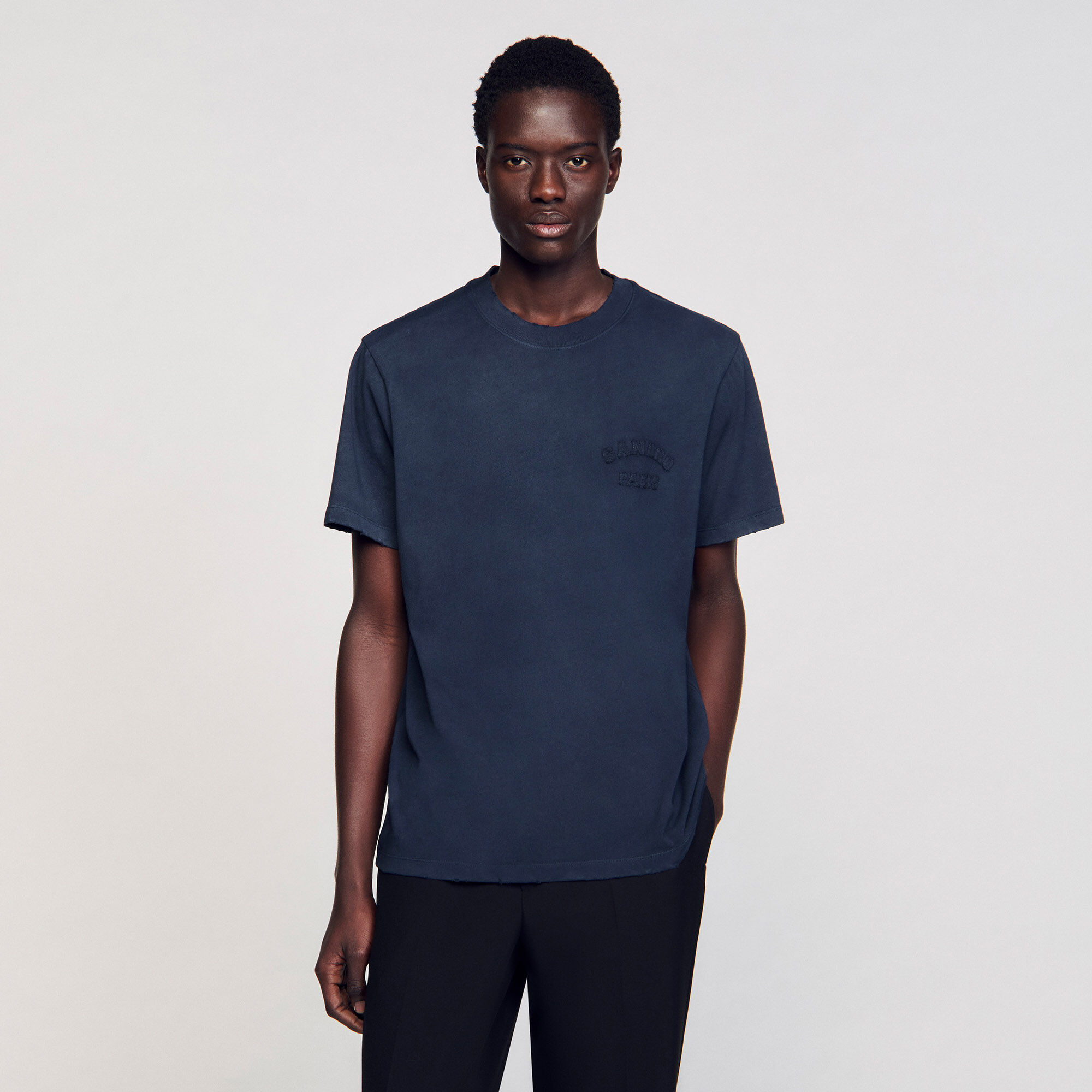 T-shirt effet usé