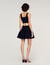 Pull court en maille fantaisie