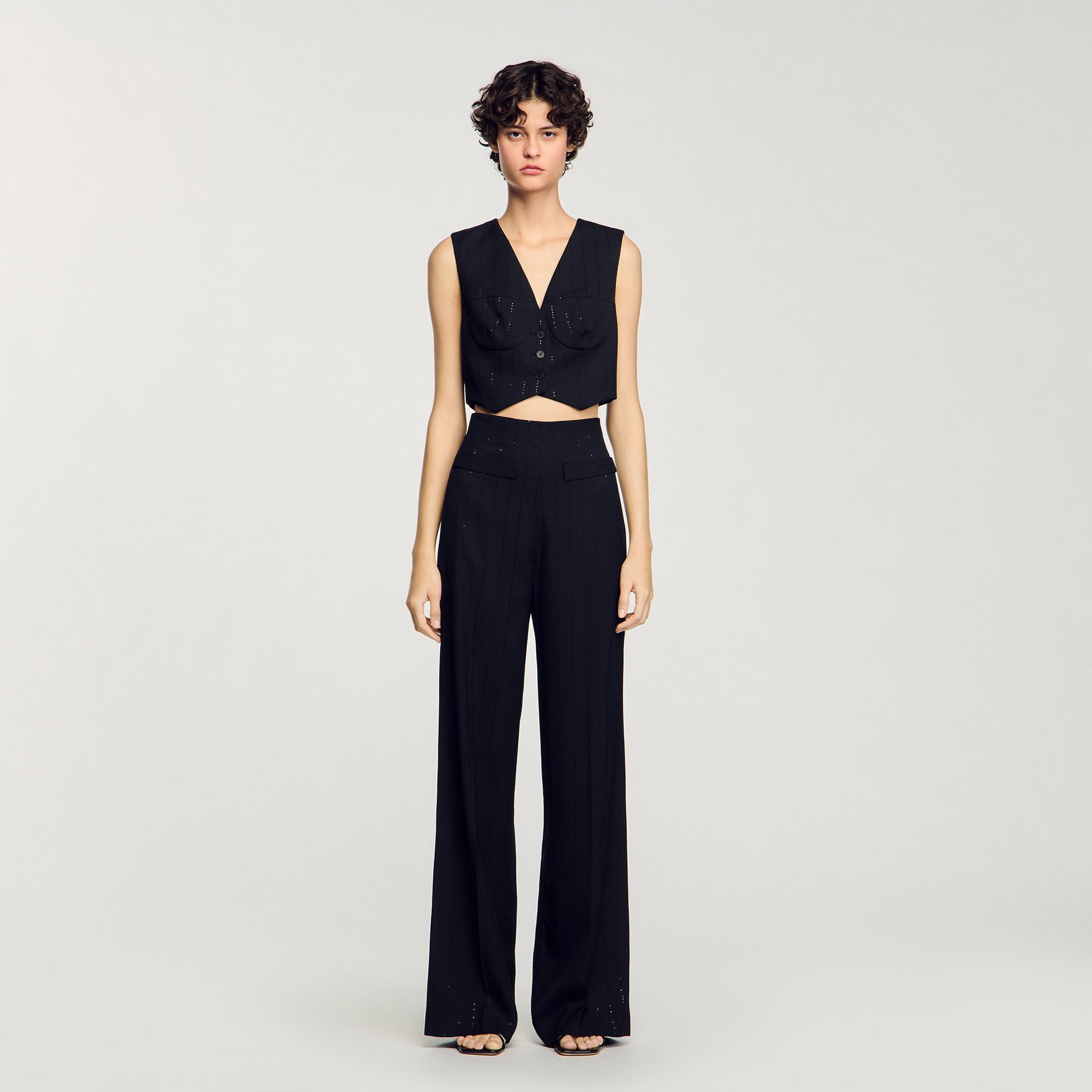 Pantalon de costume à sequins