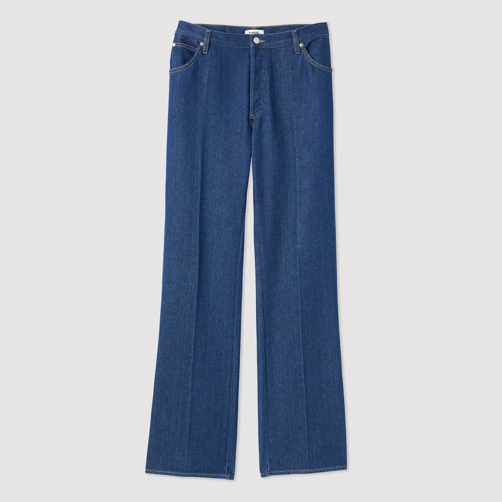 Jean flare taille haute
