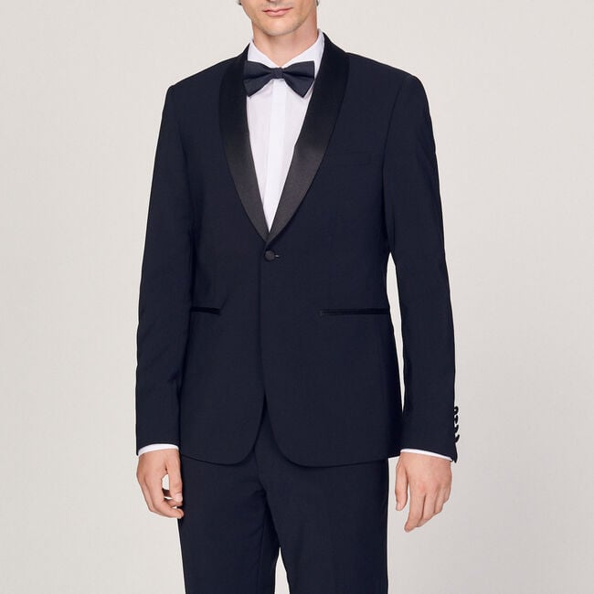 Veste de smoking avec satin