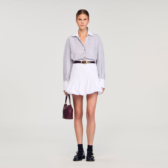 Chemise oversize rayée