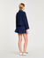 Cardigan à détail denim