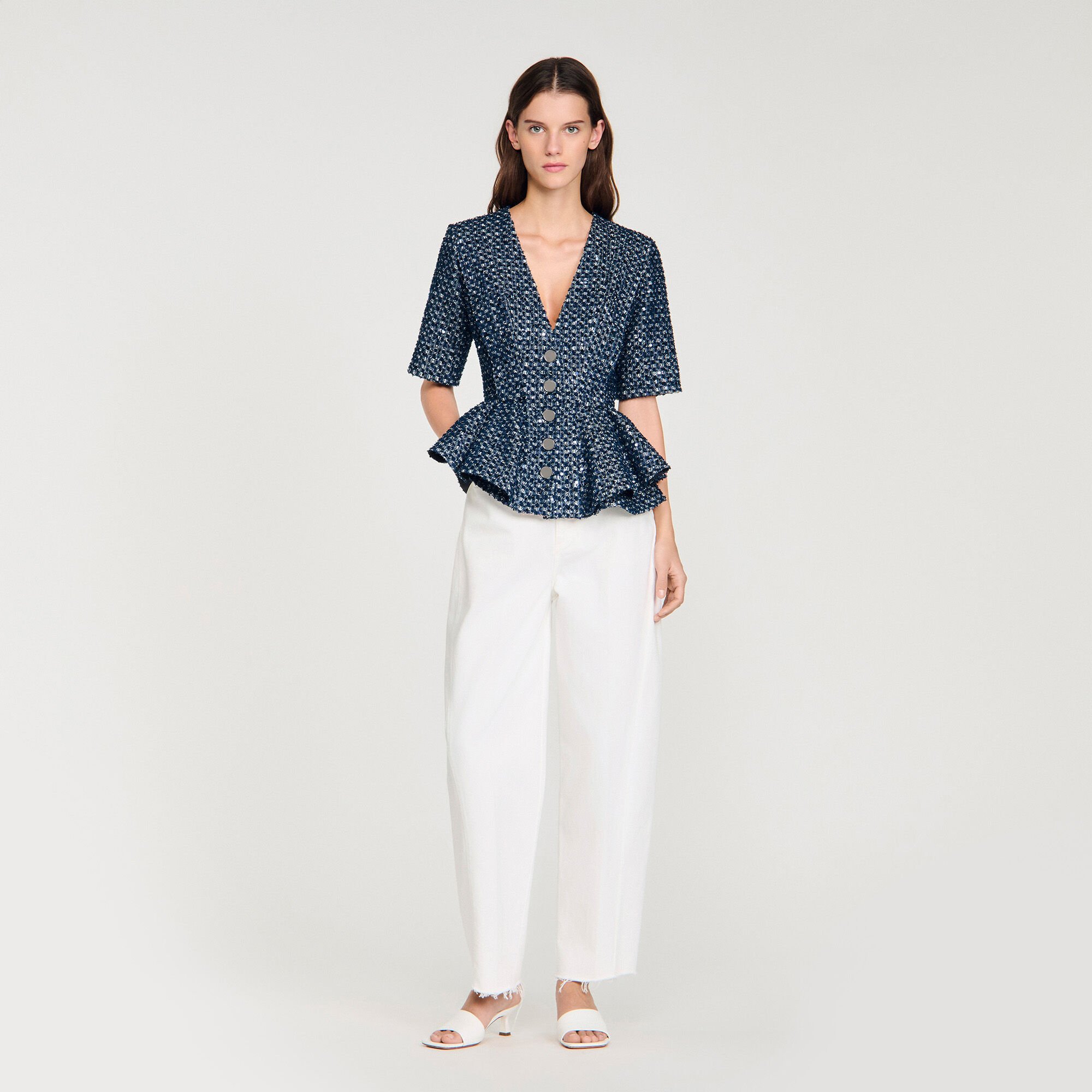 Veste &agrave; sequins