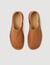 Slippers en cuir grainé