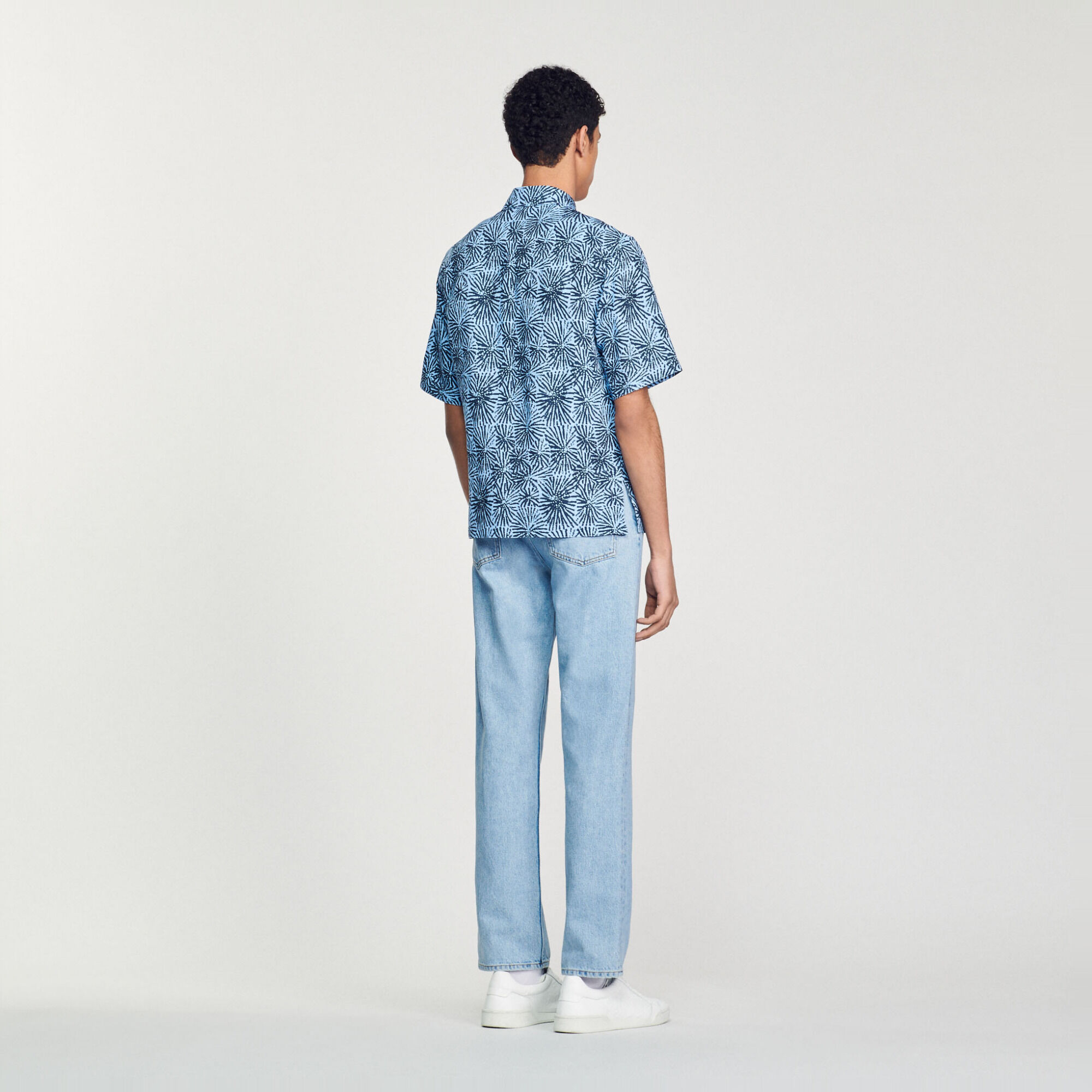 Chemise oversize imprimée