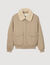 Blouson aviateur à col mouton