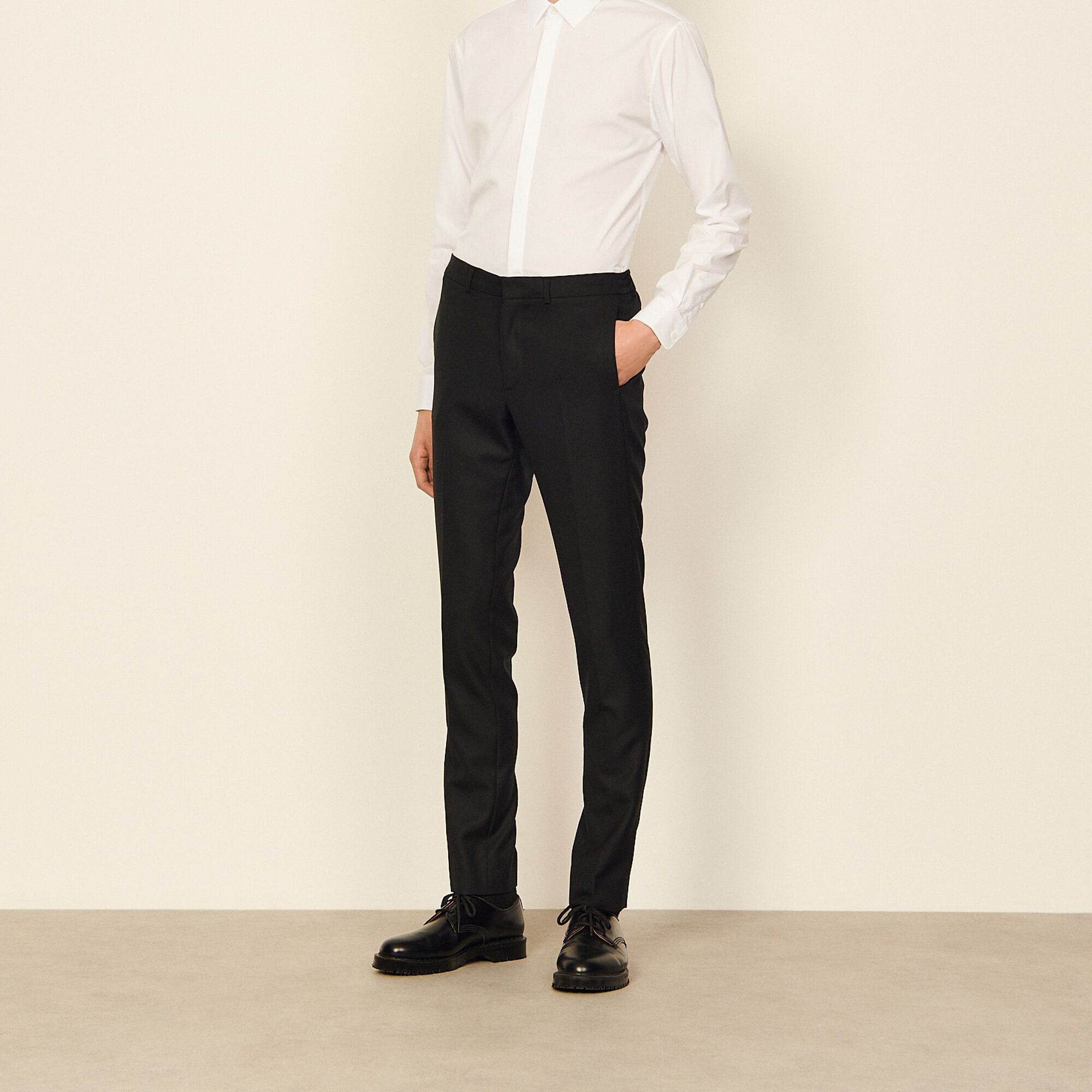 Pantalon en laine vierge