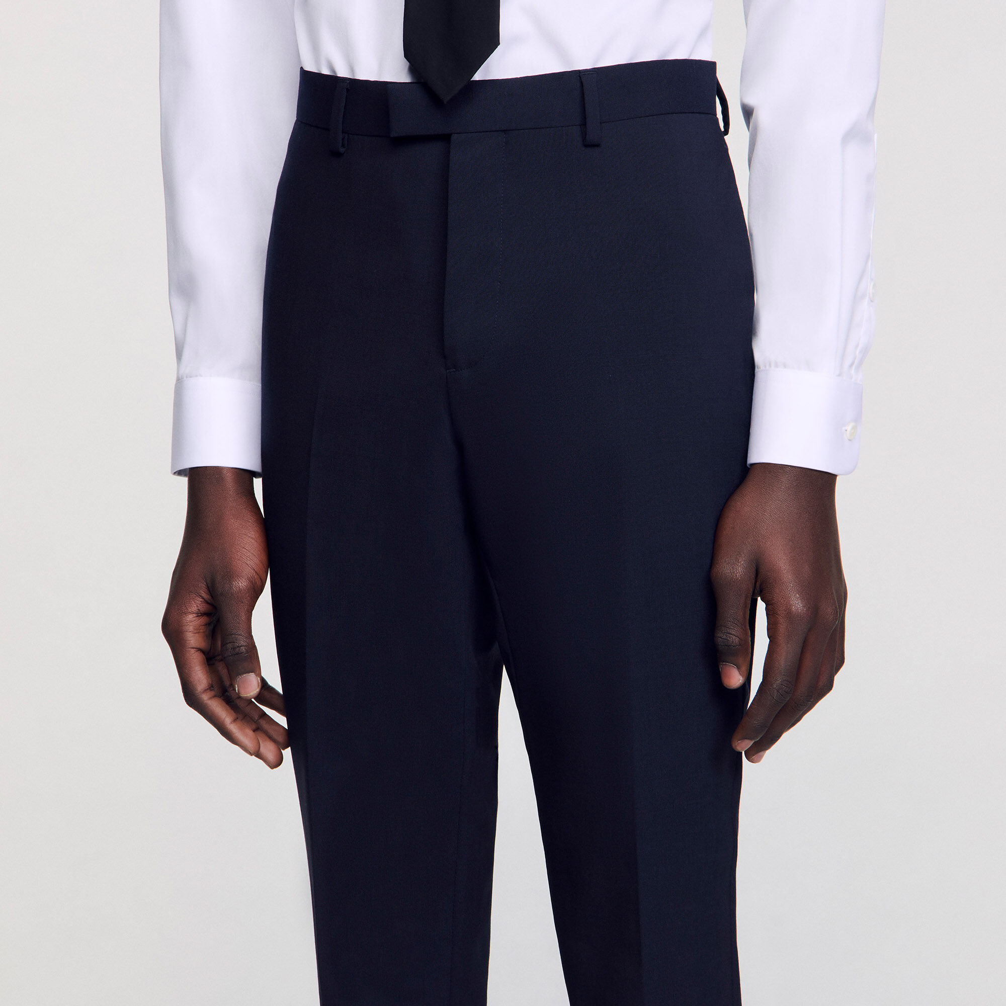 Pantalon de costume classique en laine