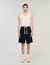 Short en coton à taille élastiqué