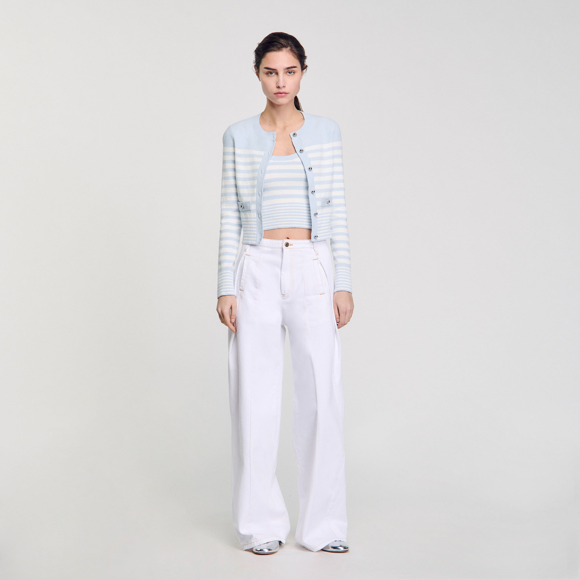 Cardigan à rayures